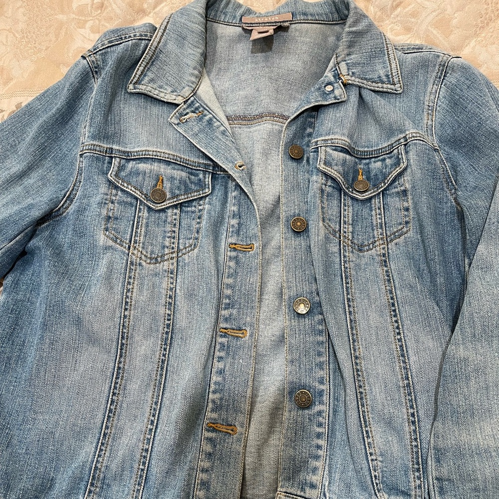 Jones New York Stretch Denim Jacket